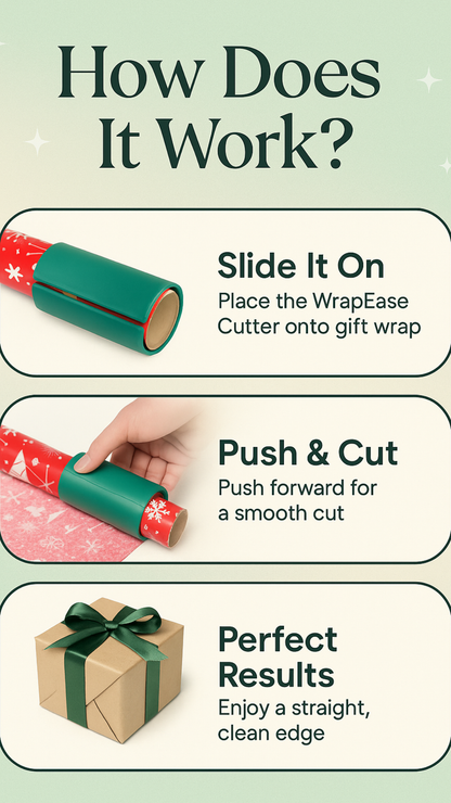🎁 WrapEase™ Cutter from Bridge & Elm