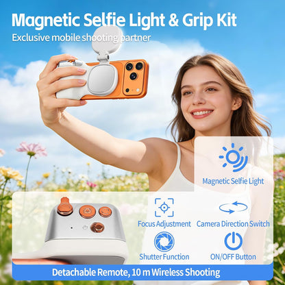 The Clutch Grip - Magnetic Phone Camera Grip