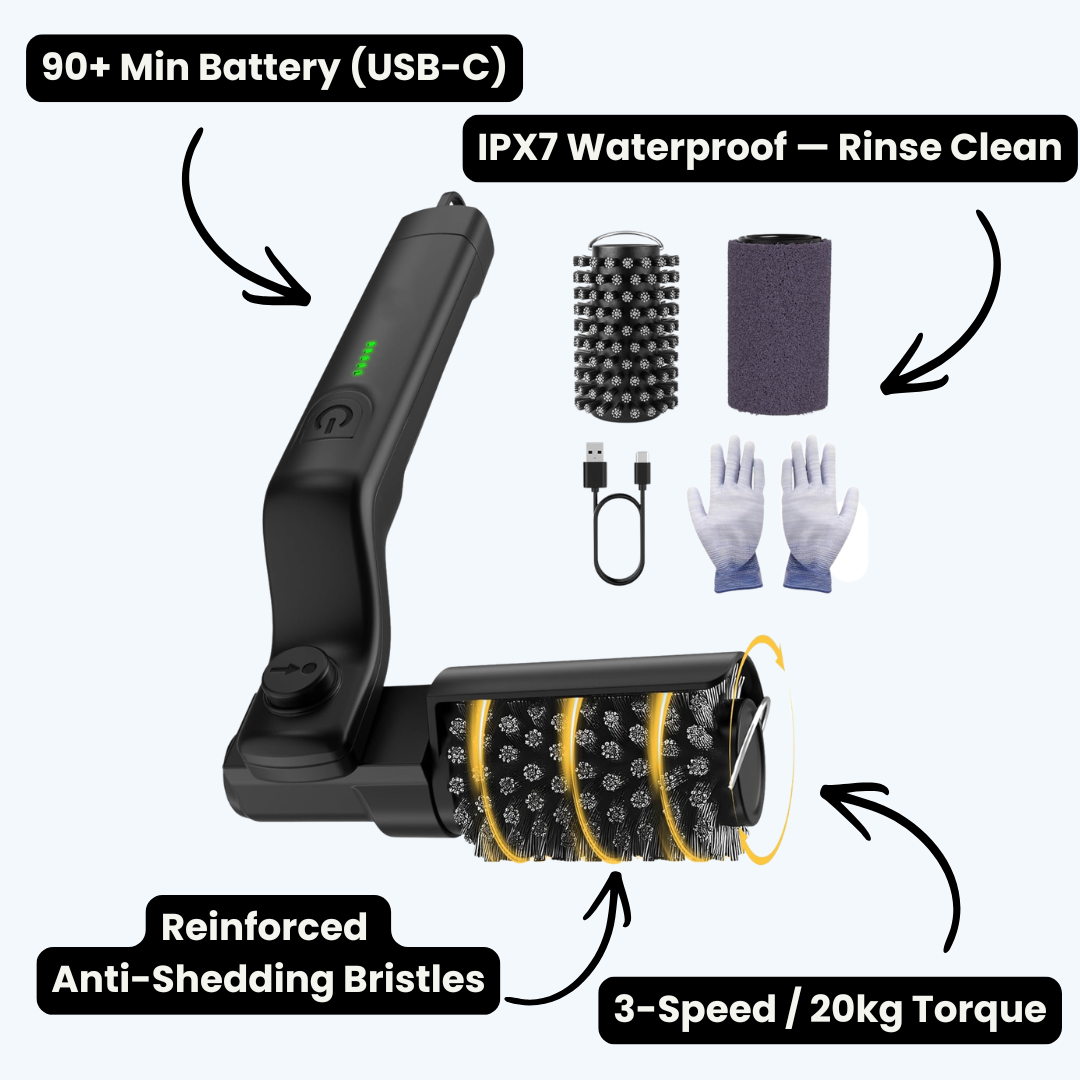 The CharBuster - Electric Grill Brush