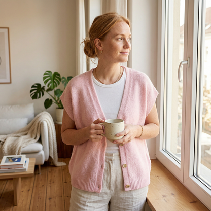 The Effortless Layer™ - Short Sleeve Knit Cardigan