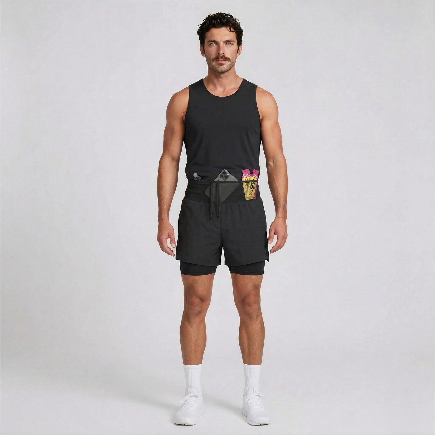 The Endurance Short: 2-in-1 Built-In Belt Marathon Shorts