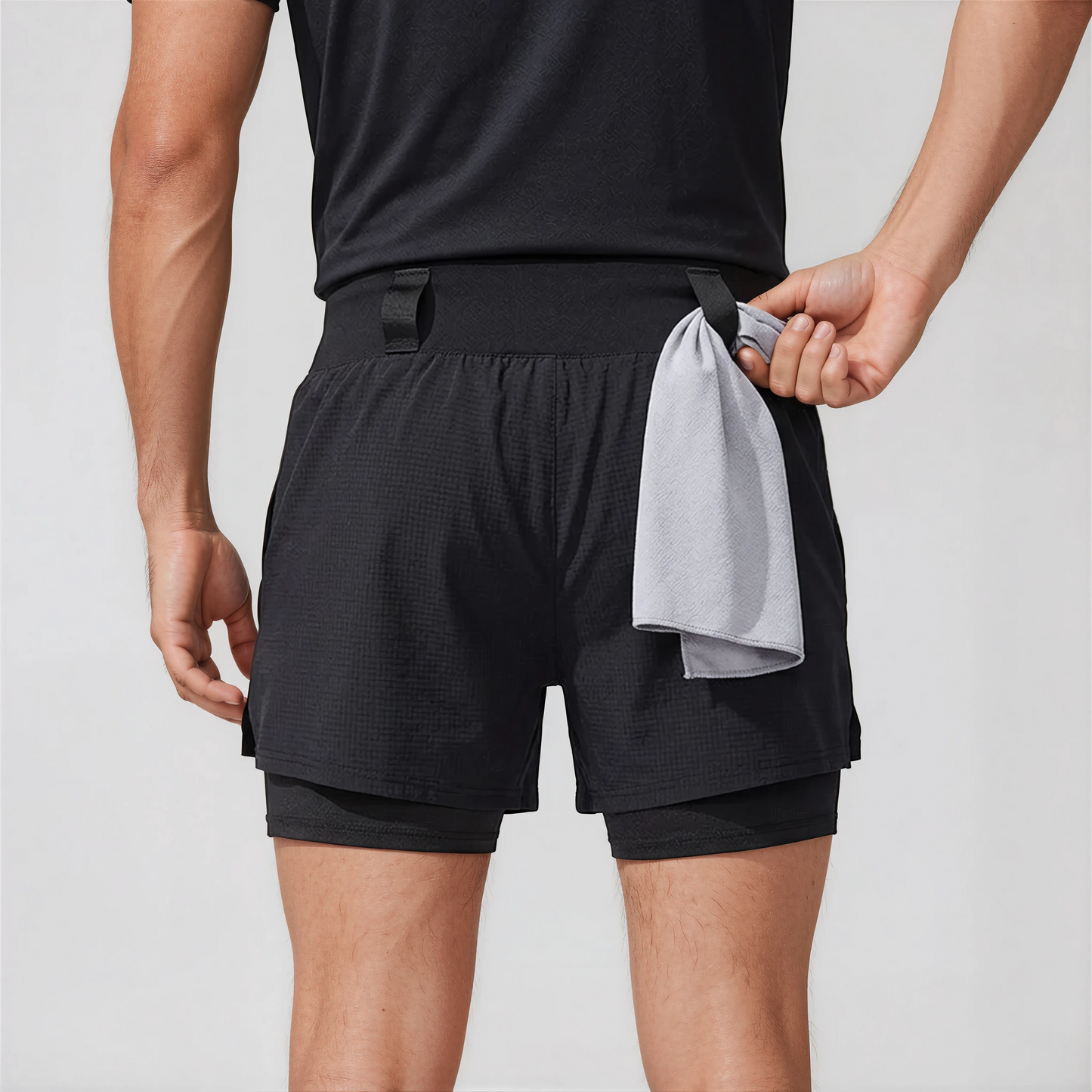 The Endurance Short: 2-in-1 Built-In Belt Marathon Shorts