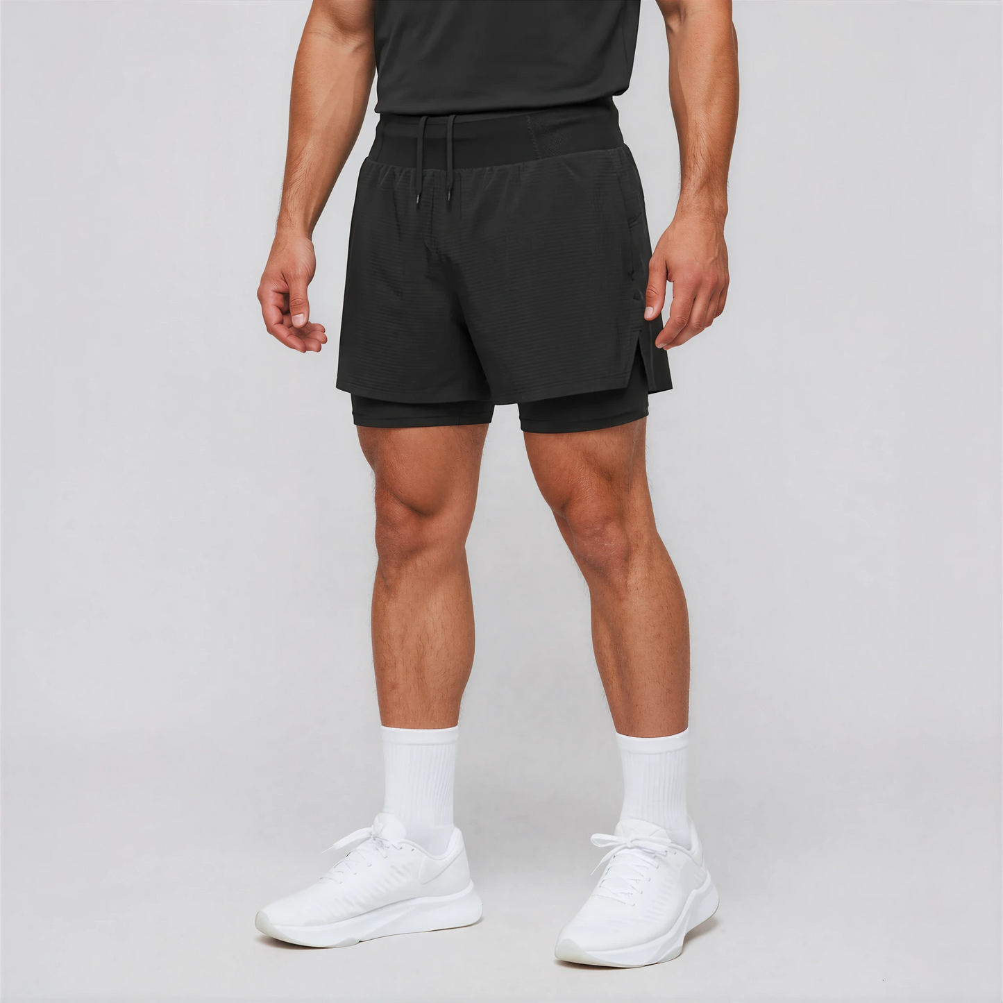 The Endurance Short: 2-in-1 Built-In Belt Marathon Shorts