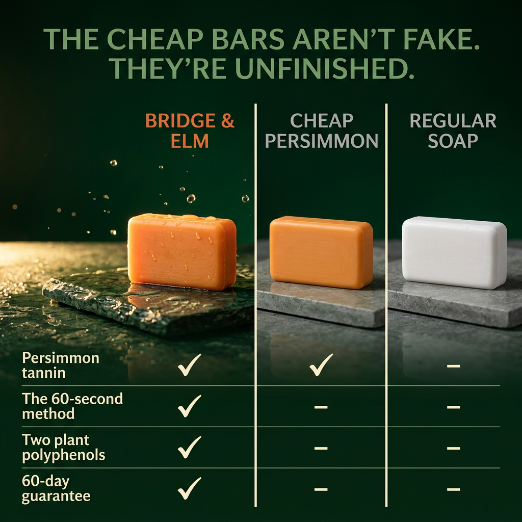Japanese Persimmon Soap — For The Odor Ordinary Soap Can’t Remove