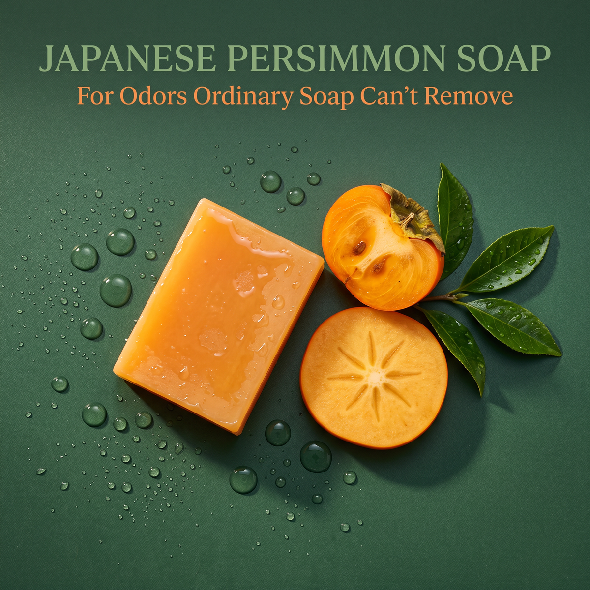 Japanese Persimmon Soap — For The Odor Ordinary Soap Can’t Remove